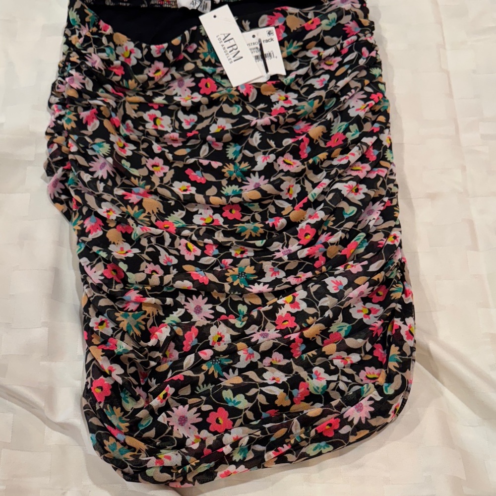 AFRM Floral Pencil Skirt - Multicolor